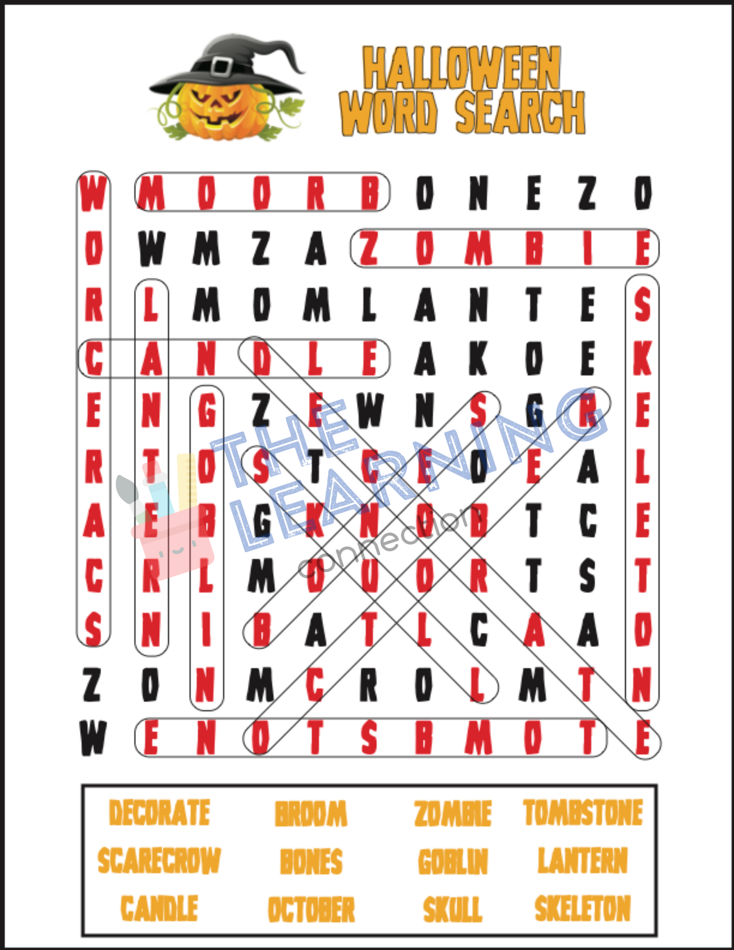 Halloween Wordsearch 2