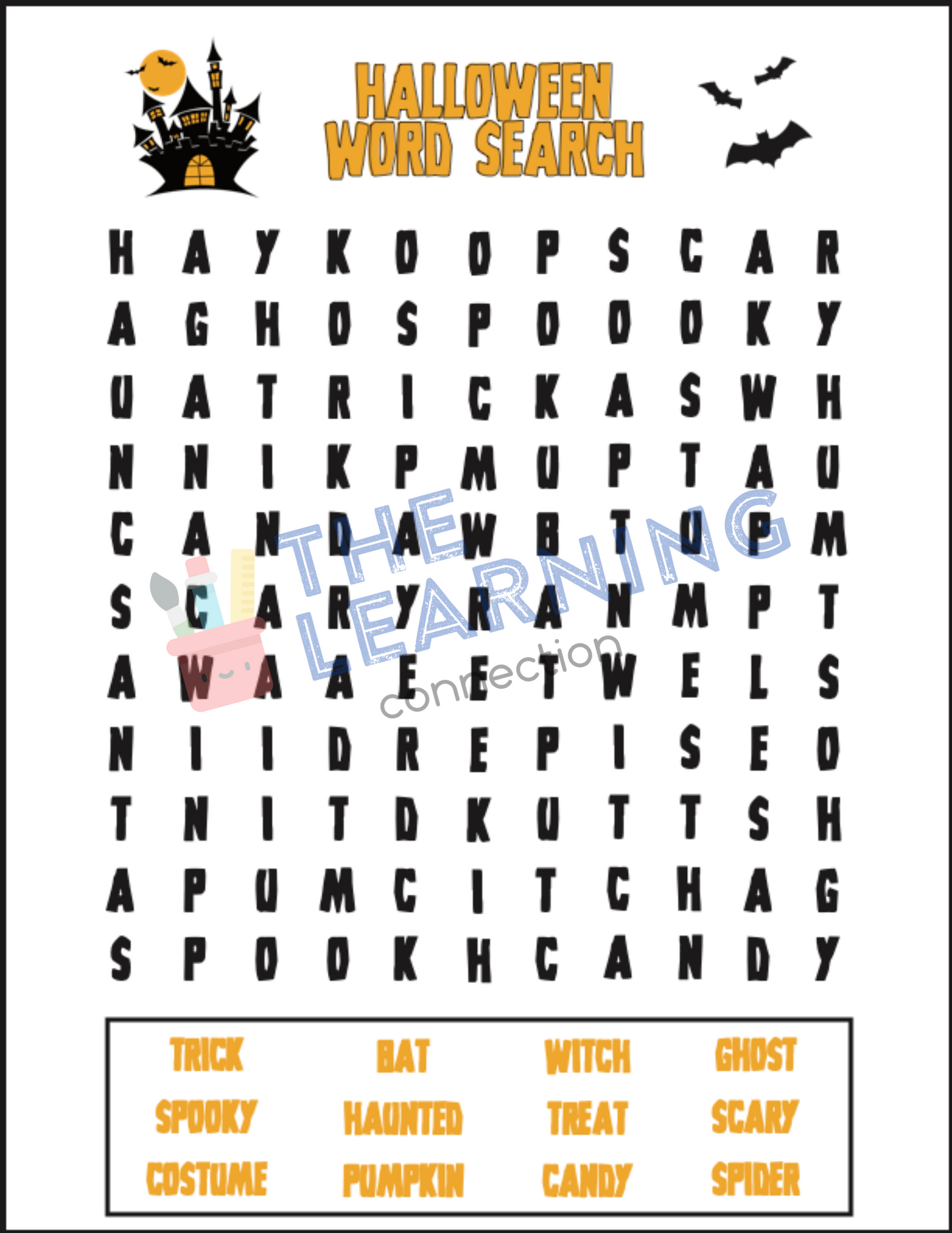 Halloween Wordsearch 1